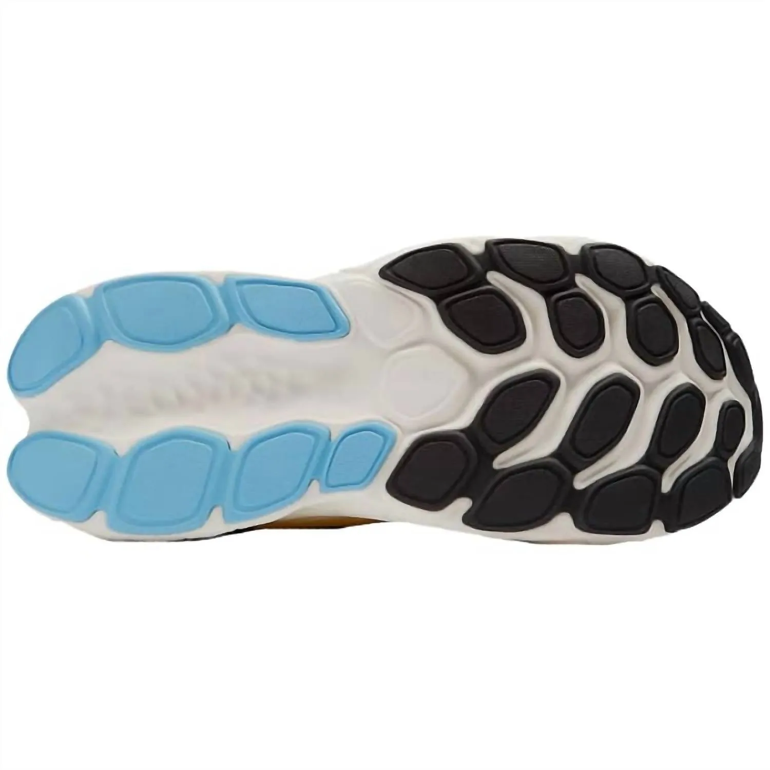Men’S Fresh Foam X More V4 Sneakers In Blue Yellow