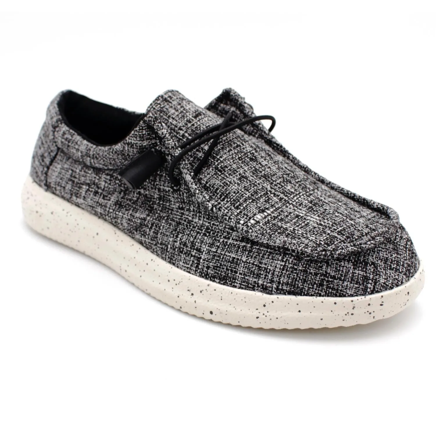 Men��S Huntington Comfort Hola! Shoes In Black Melange