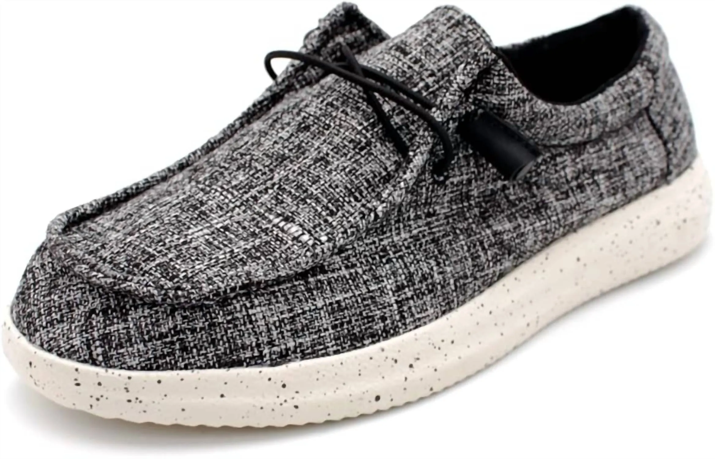 Men��S Huntington Comfort Hola! Shoes In Black Melange