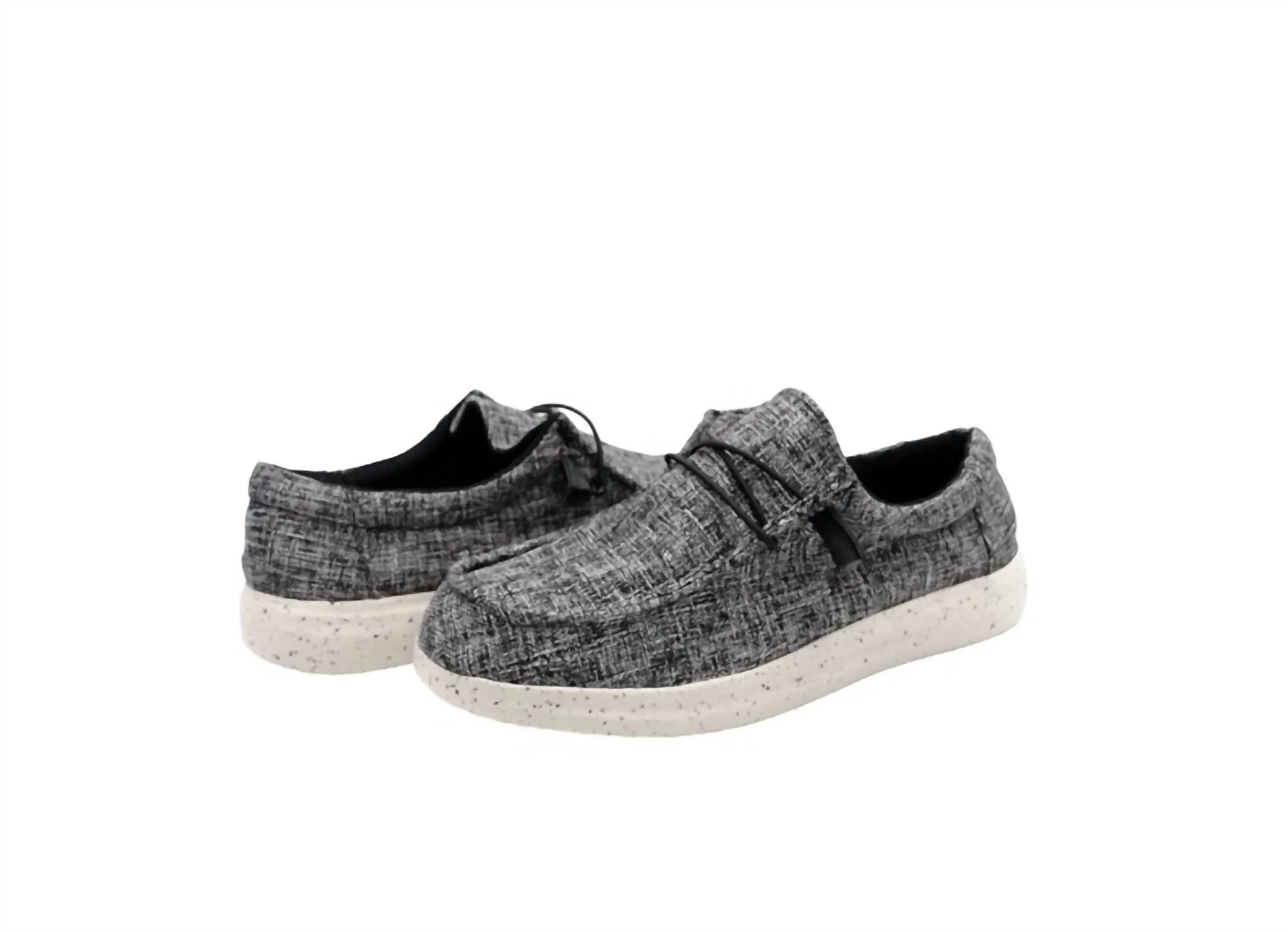 Men��S Huntington Comfort Hola! Shoes In Black Melange
