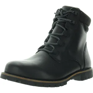Mens Lace-Up Leather Combat & Lace-Up Boots