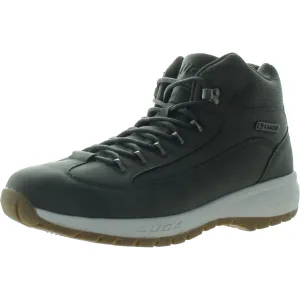 Mens Lace-Up Nubuck Hiking Boots