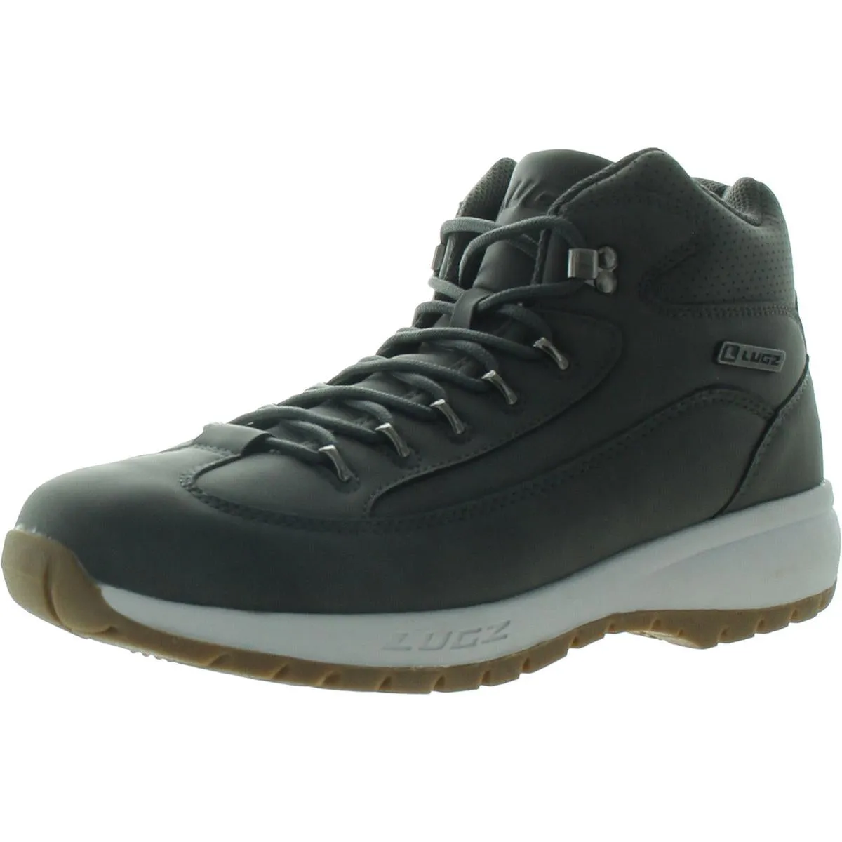Mens Lace-Up Nubuck Hiking Boots