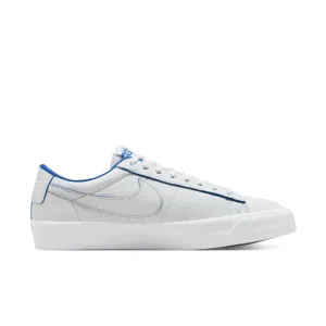 Men's Sb Blazer Low Pro Gt Premium 20Th Anniversary Sneakers In Summit White/game Royal-Summit White