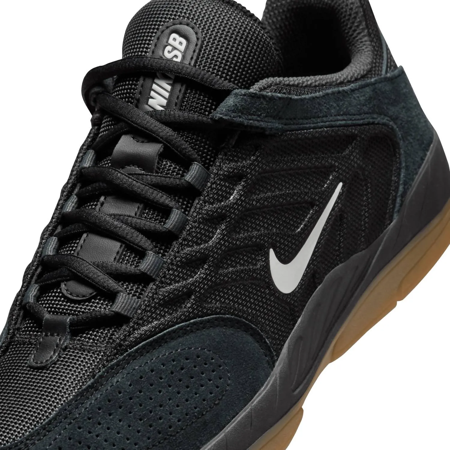 Men's Sb Vertebrae Sneakers In Black Gum