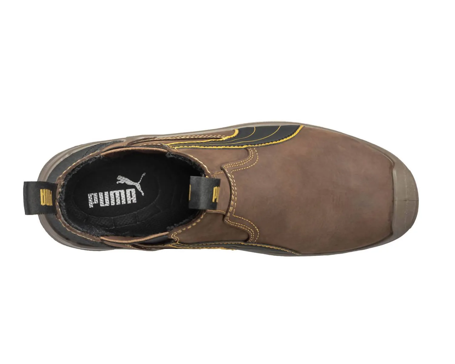 Men's Tanami Mid Safety Composite Toe Work Shoes In Brown
