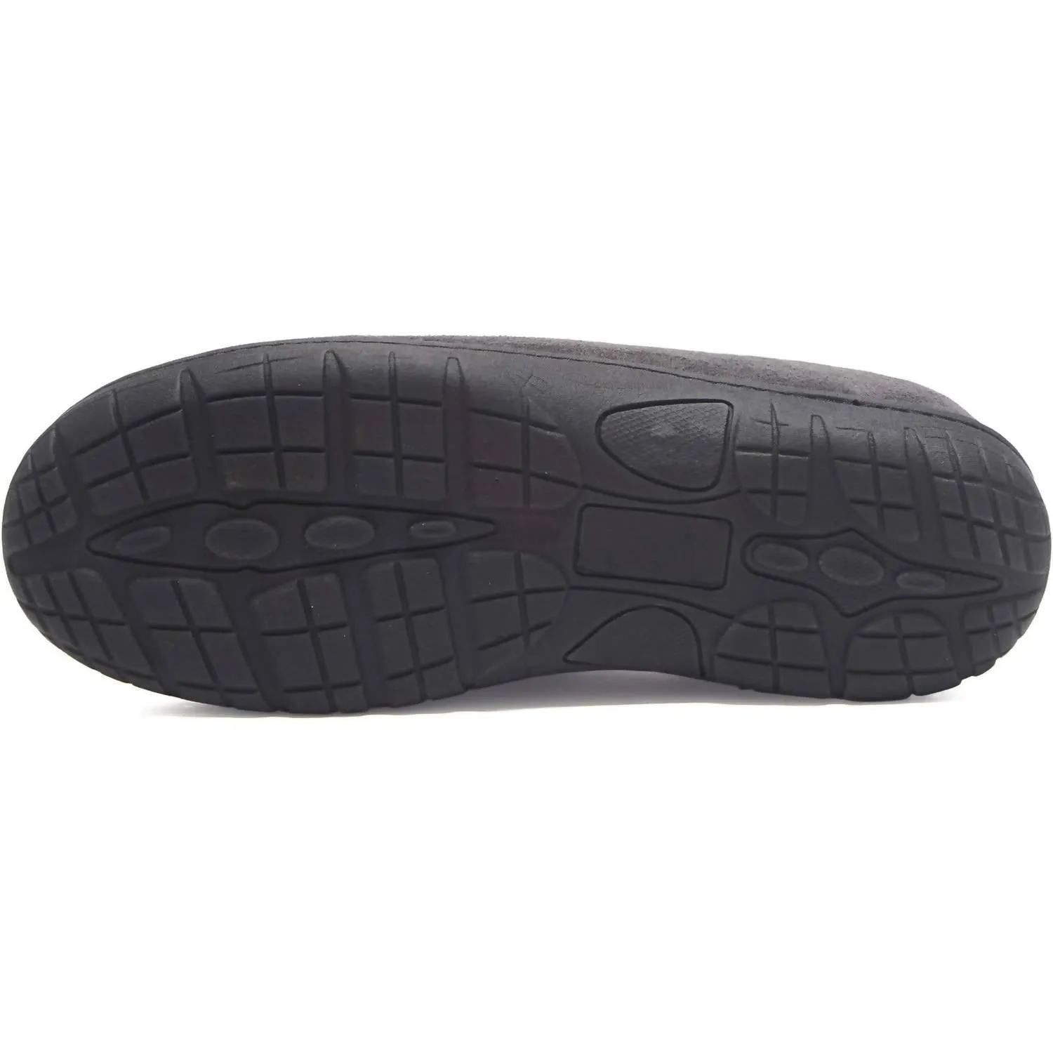 Men's Textured Moccasin In Grey