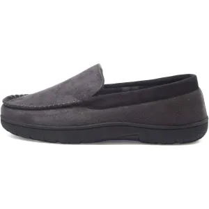 Men's Textured Moccasin In Grey