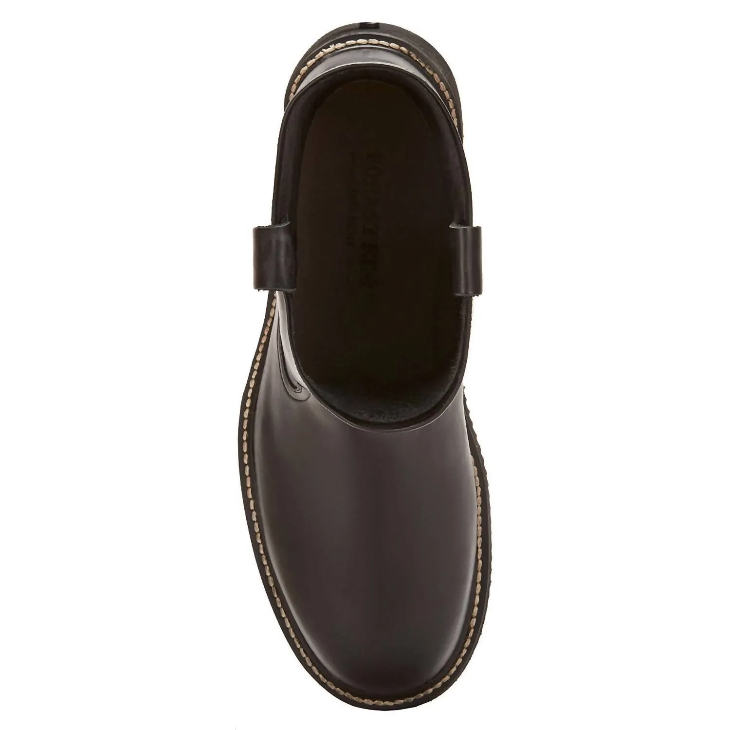 Men's Work Leather Boots In Black