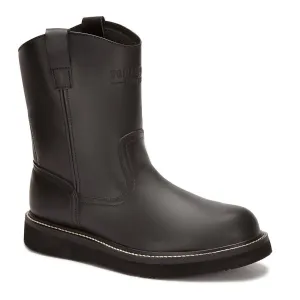 Men's Work Leather Boots In Black