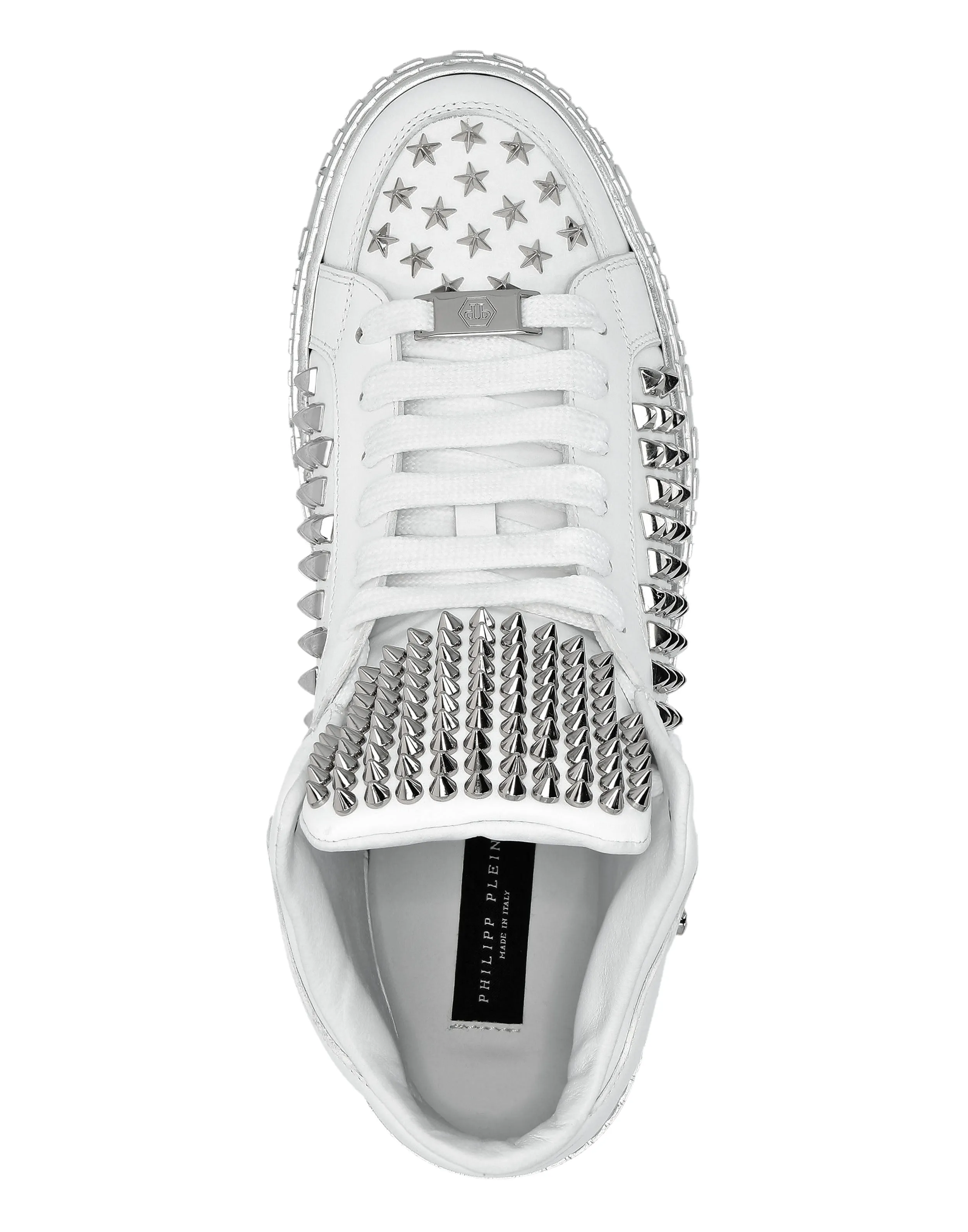 Nappa Leather Mid-Top Sneakers Studs