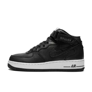 Nike Air Force 1 Mid Stussy Black White