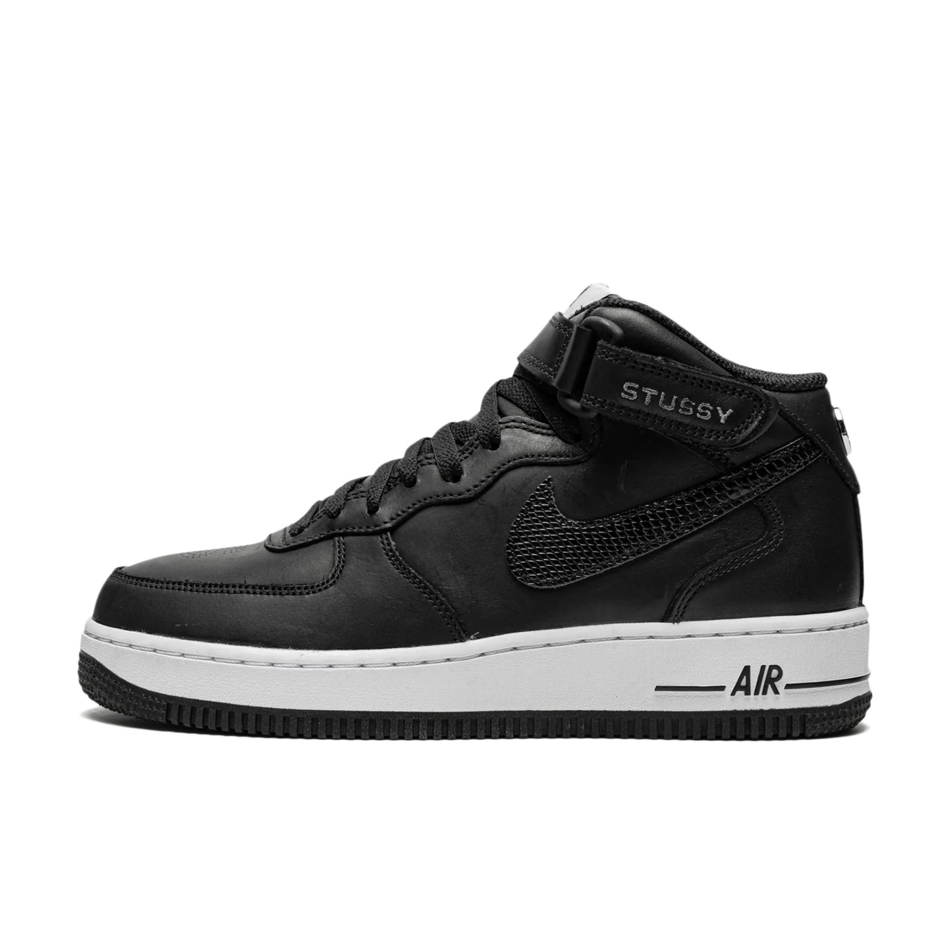 Nike Air Force 1 Mid Stussy Black White