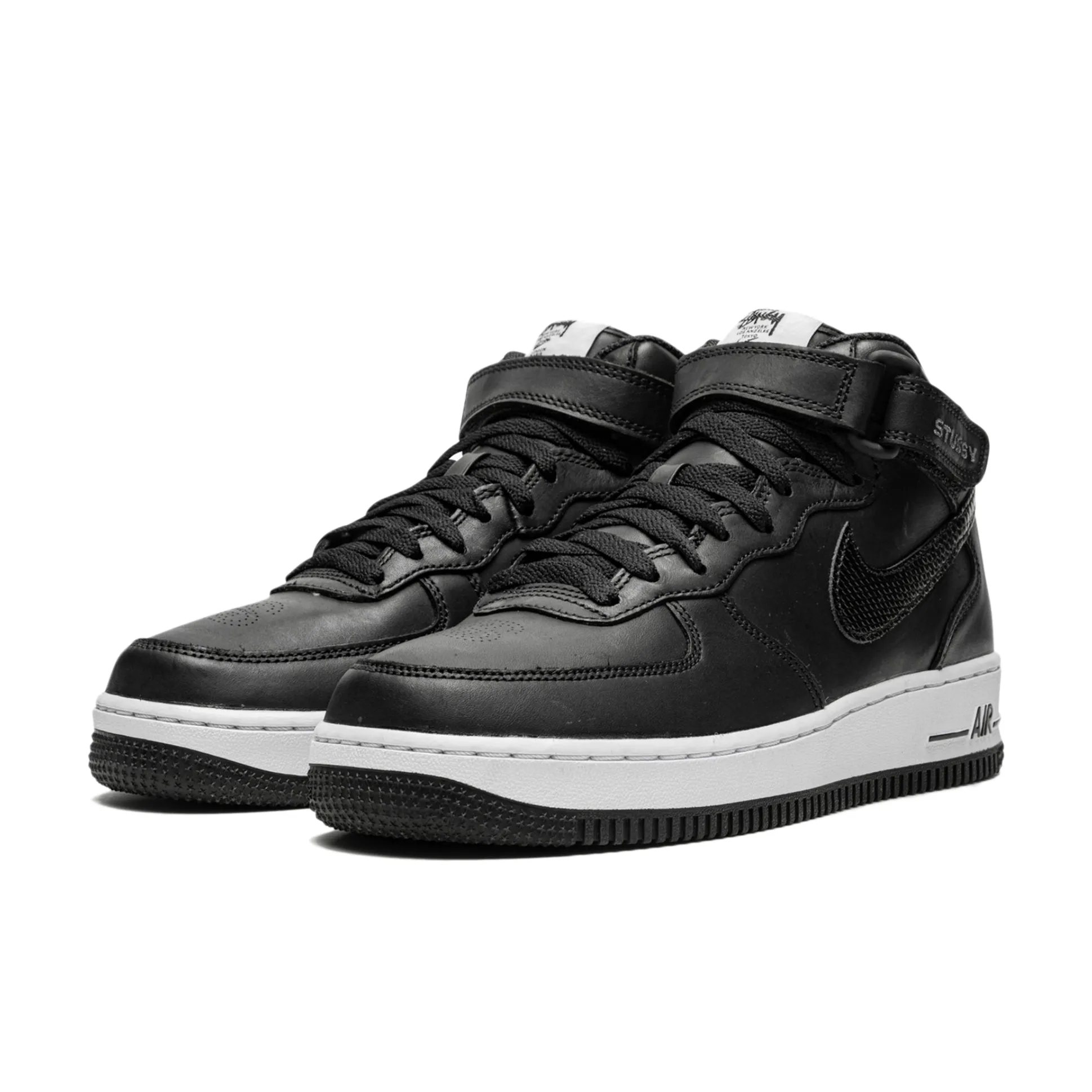 Nike Air Force 1 Mid Stussy Black White
