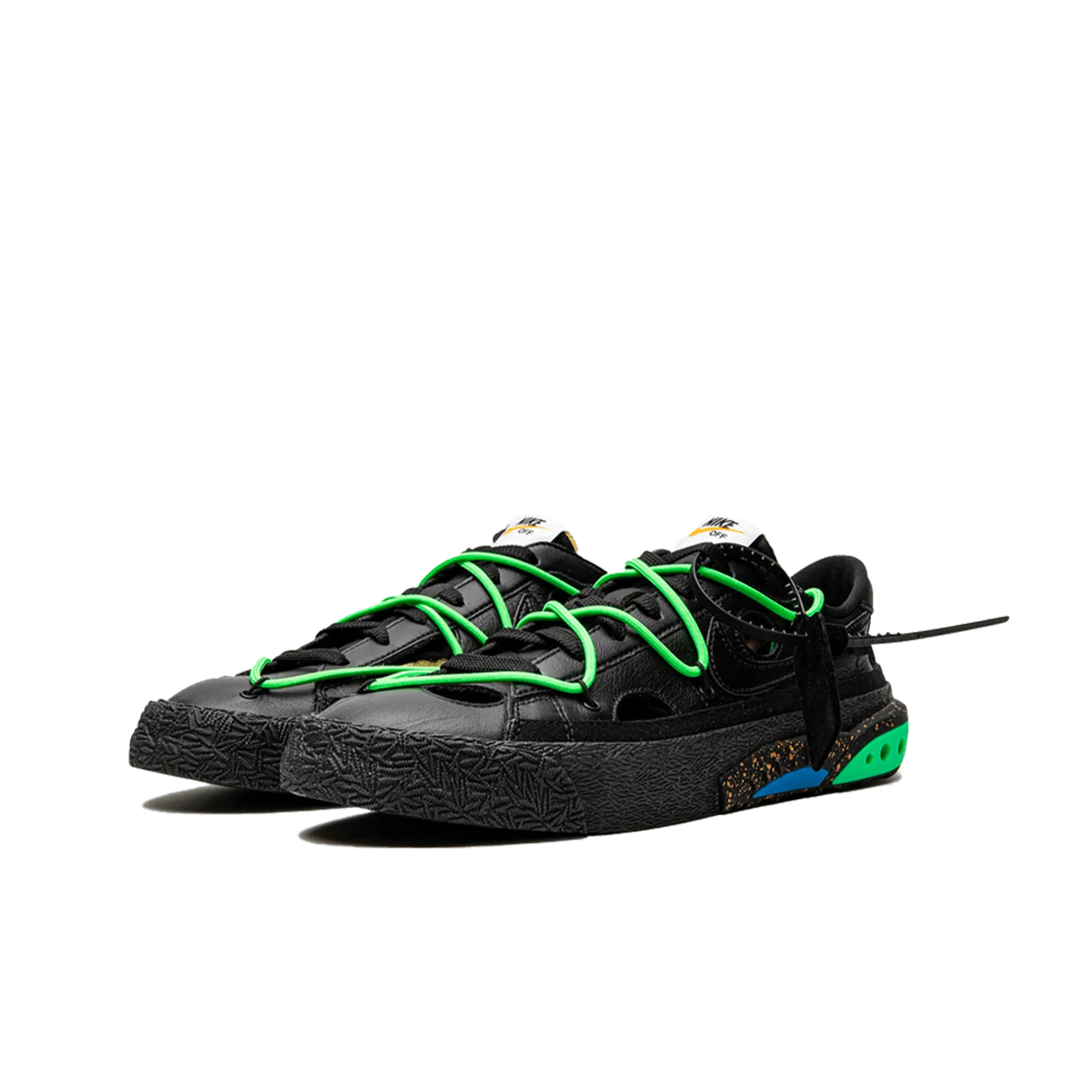 Nike Blazer Low Off-White Black Electro Green