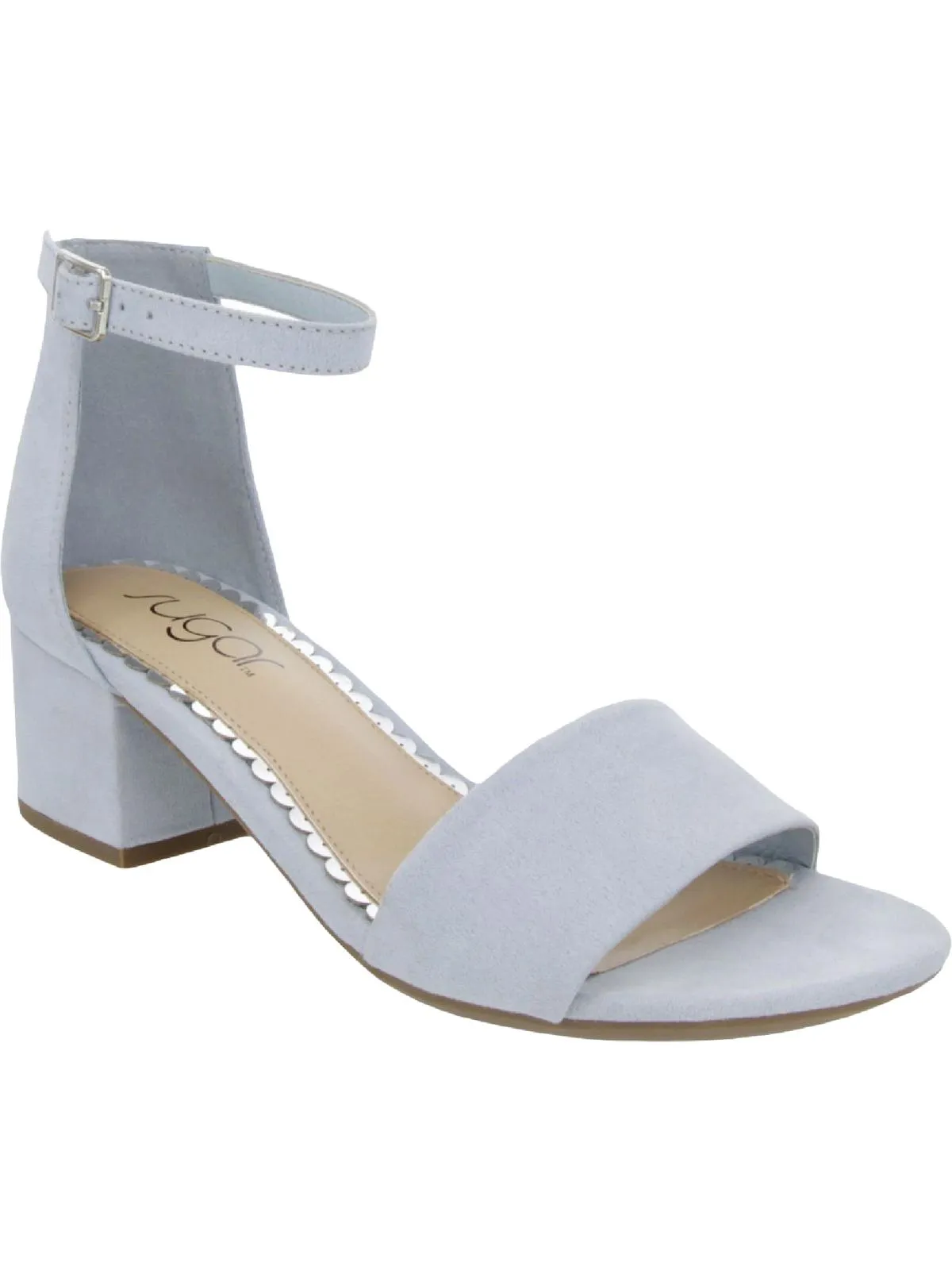 Noelle Womens Padded Insole Ankle Strap Heel Sandals