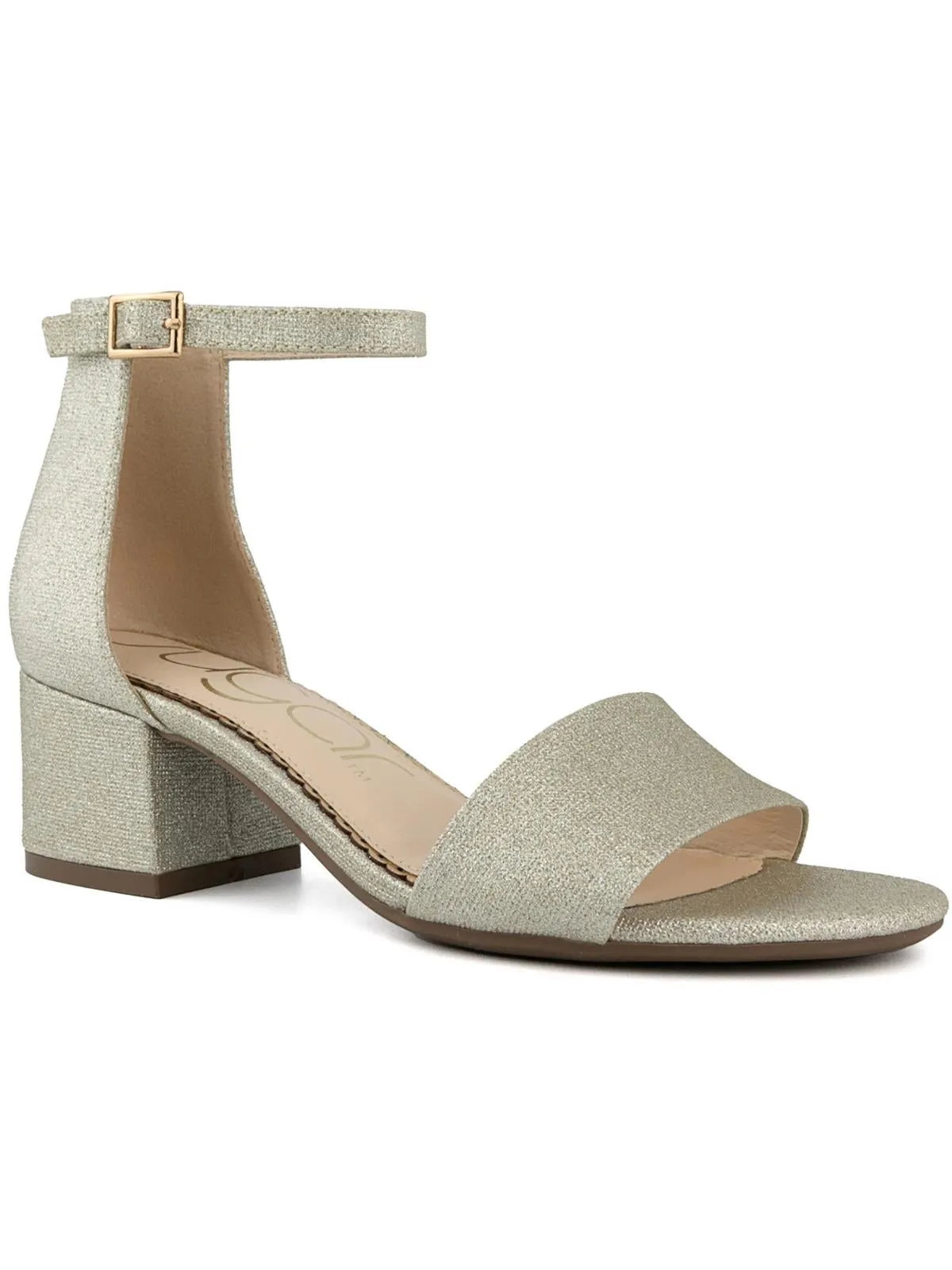 Noelle Womens Padded Insole Ankle Strap Heel Sandals