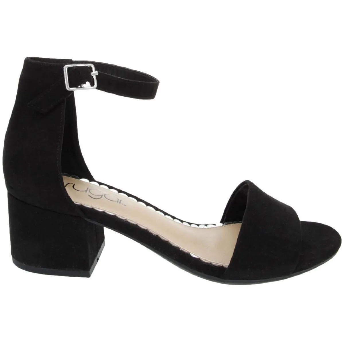 Noelle Womens Padded Insole Ankle Strap Heel Sandals