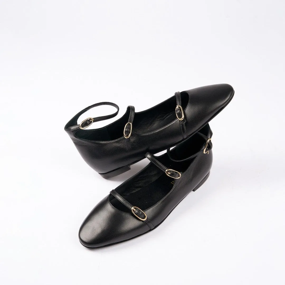 Nola - Black Leather
