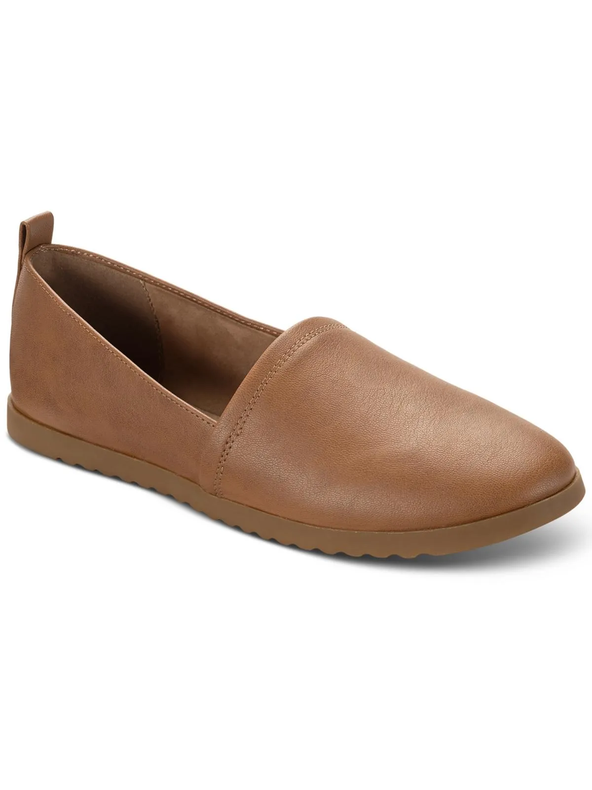 Nolaa Womens Faux Suede Slip-On Loafers