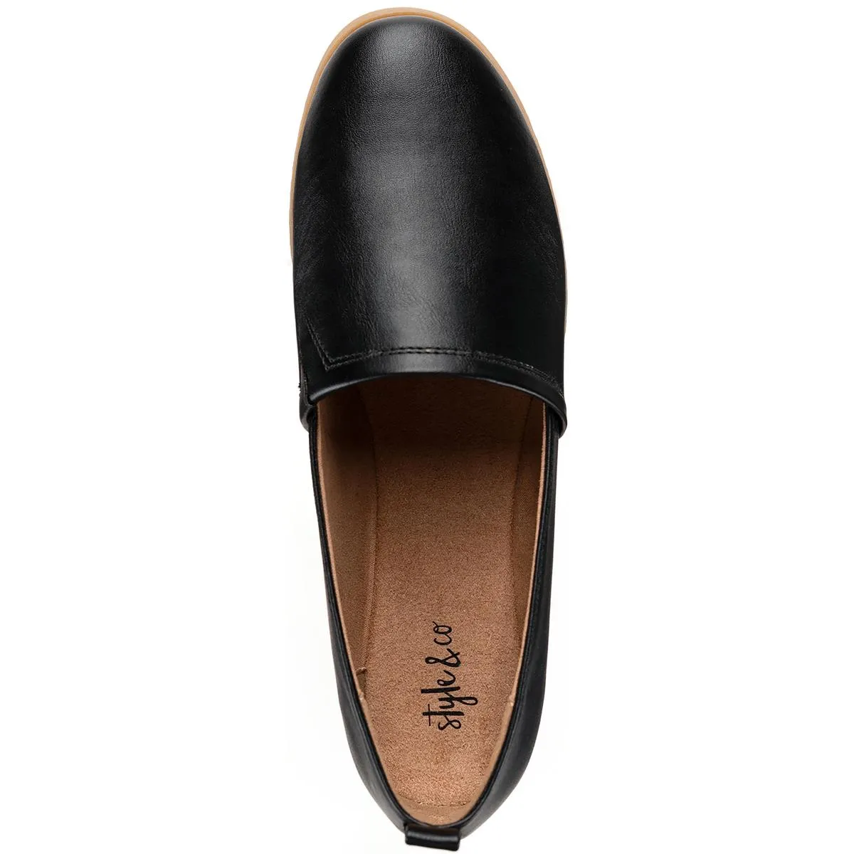 Nolaa Womens Faux Suede Slip-On Loafers