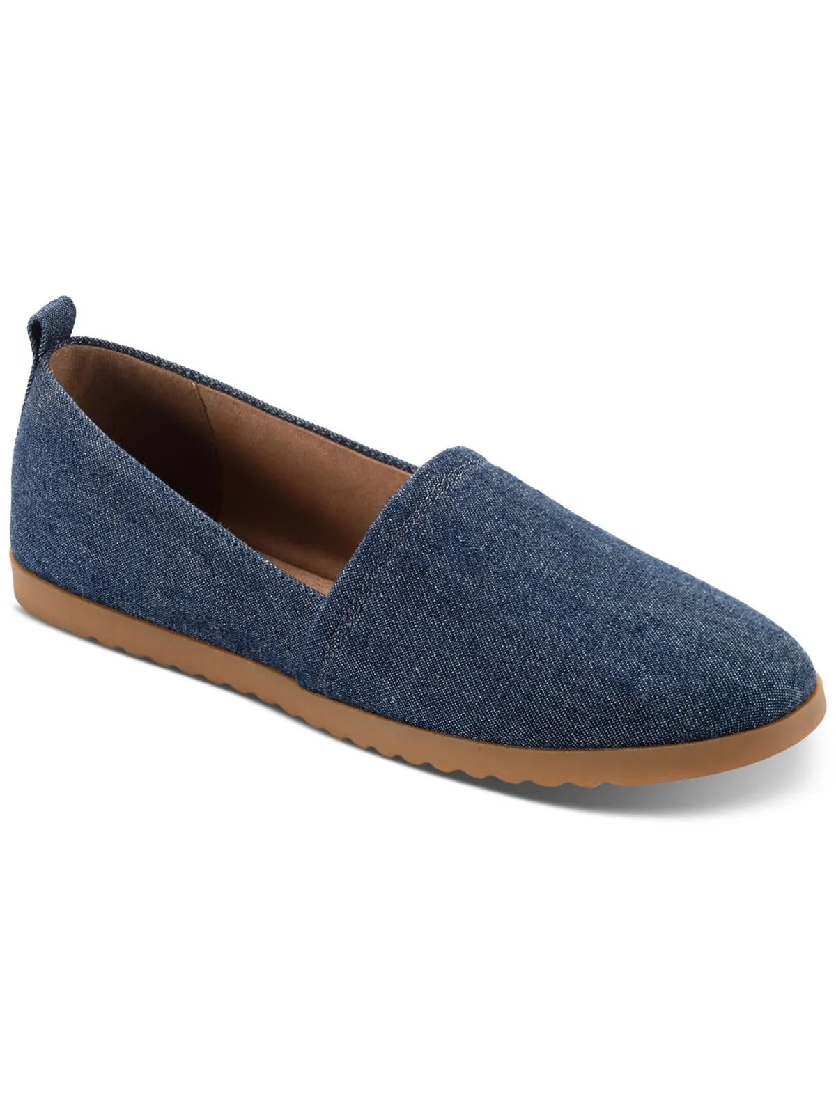 Nolaa Womens Faux Suede Slip-On Loafers