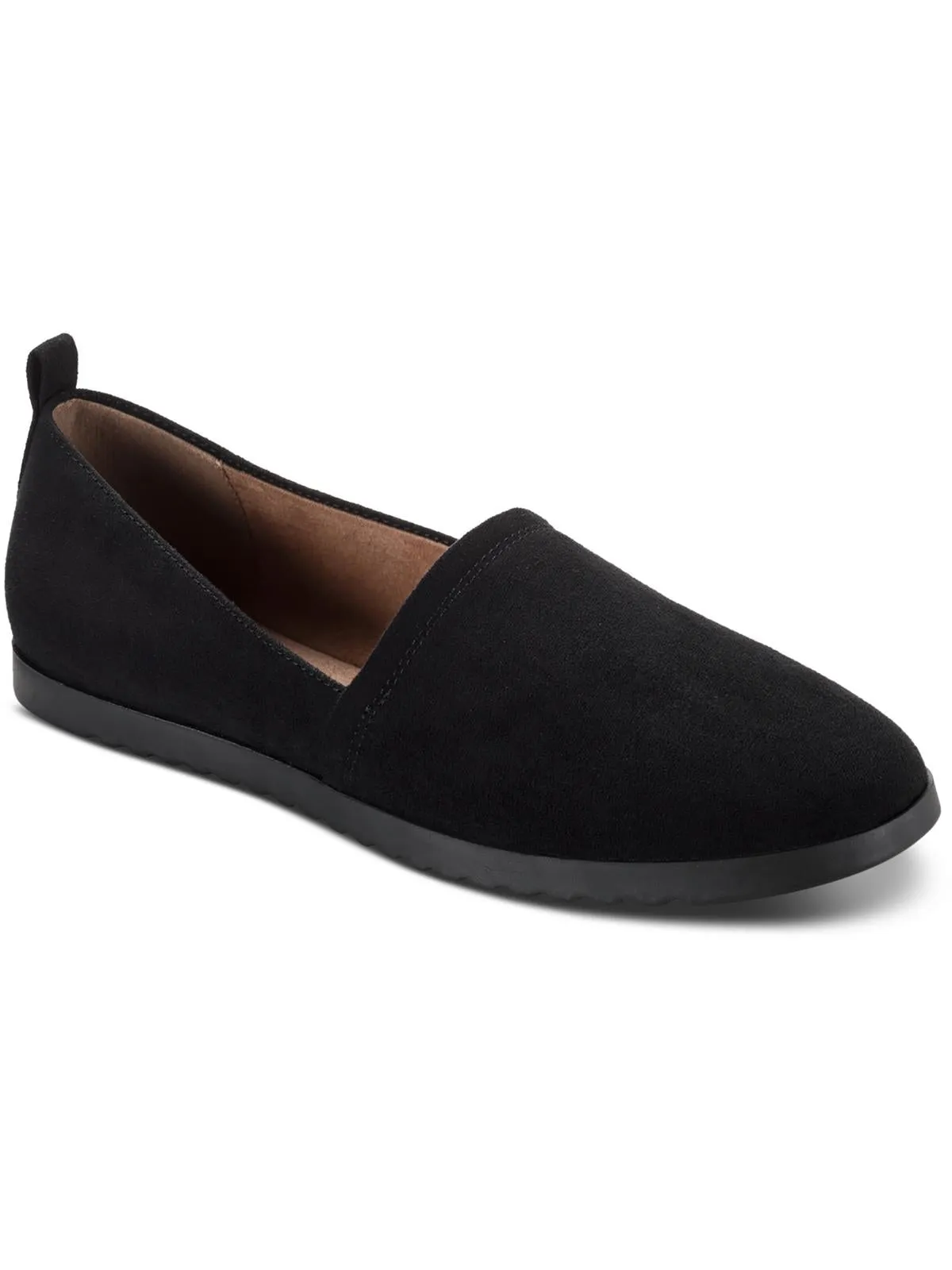 Nolaa Womens Faux Suede Slip-On Loafers