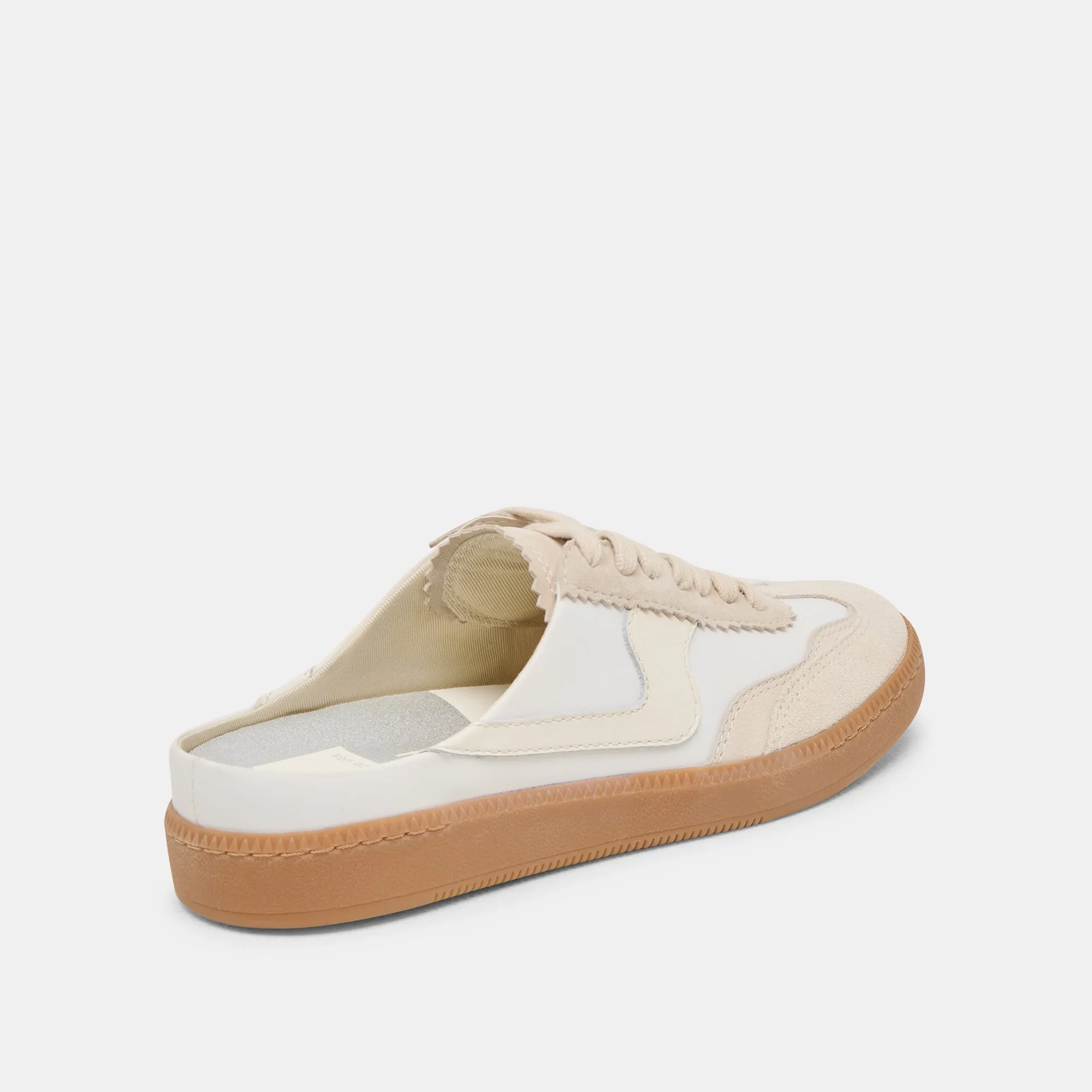 NOTICE SLIDE SNEAKERS IVORY MULTI SUEDE