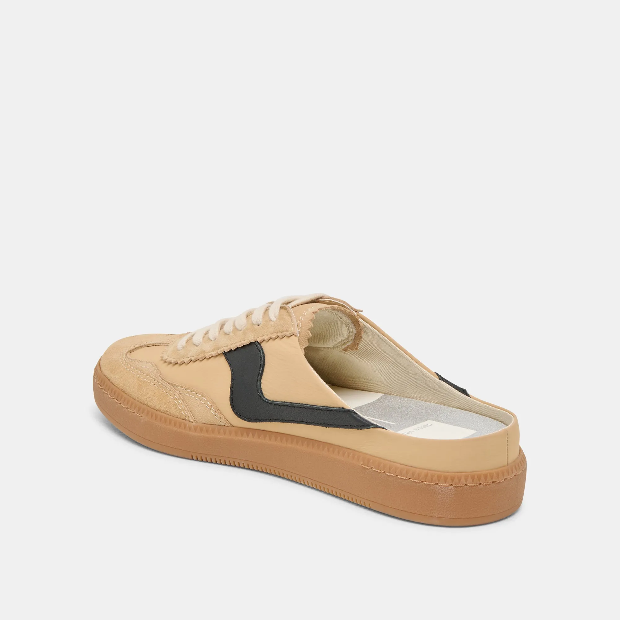 NOTICE SLIDE SNEAKERS TAN MULTI SUEDE