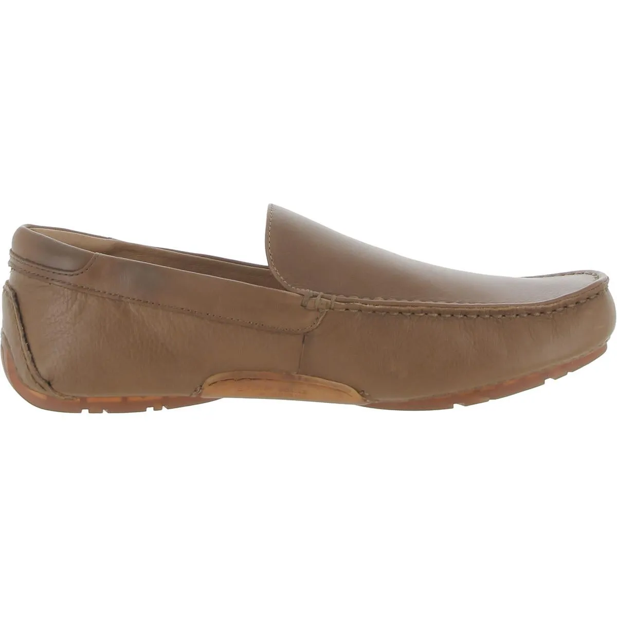 Nyle Mens Leather Driving Loafers