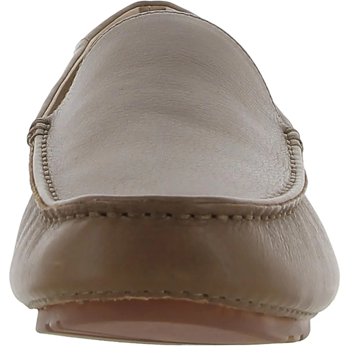 Nyle Mens Leather Driving Loafers