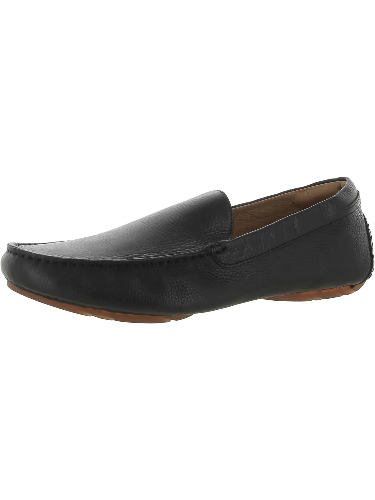 Nyle Mens Leather Driving Loafers