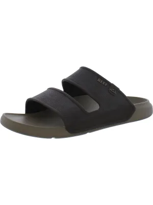 Oasis Double Up Mens Cushioned Footbed Open Toe Slide Sandals