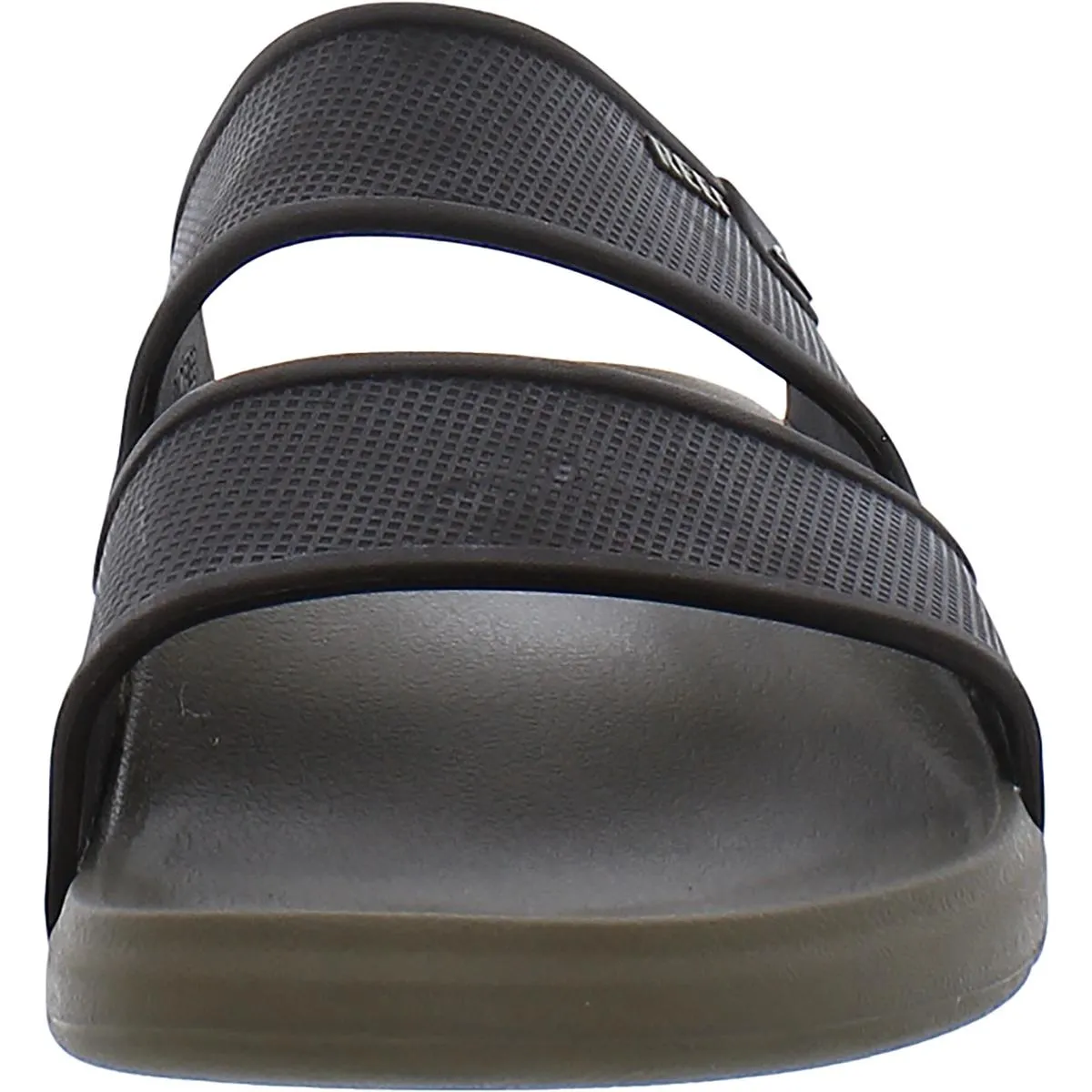 Oasis Double Up Mens Cushioned Footbed Open Toe Slide Sandals