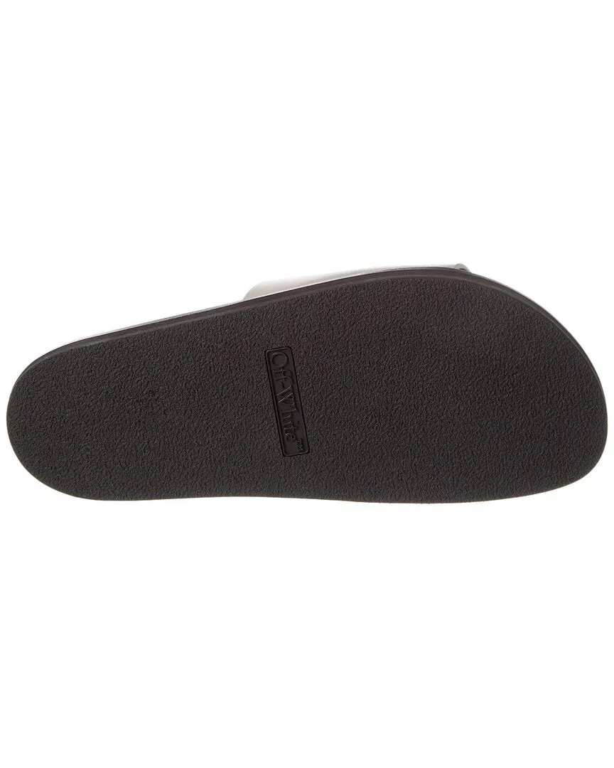 Off-White Pool Time Leather Slide