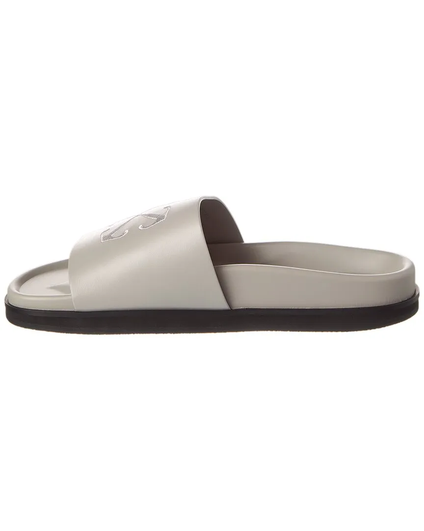Off-White Pool Time Leather Slide