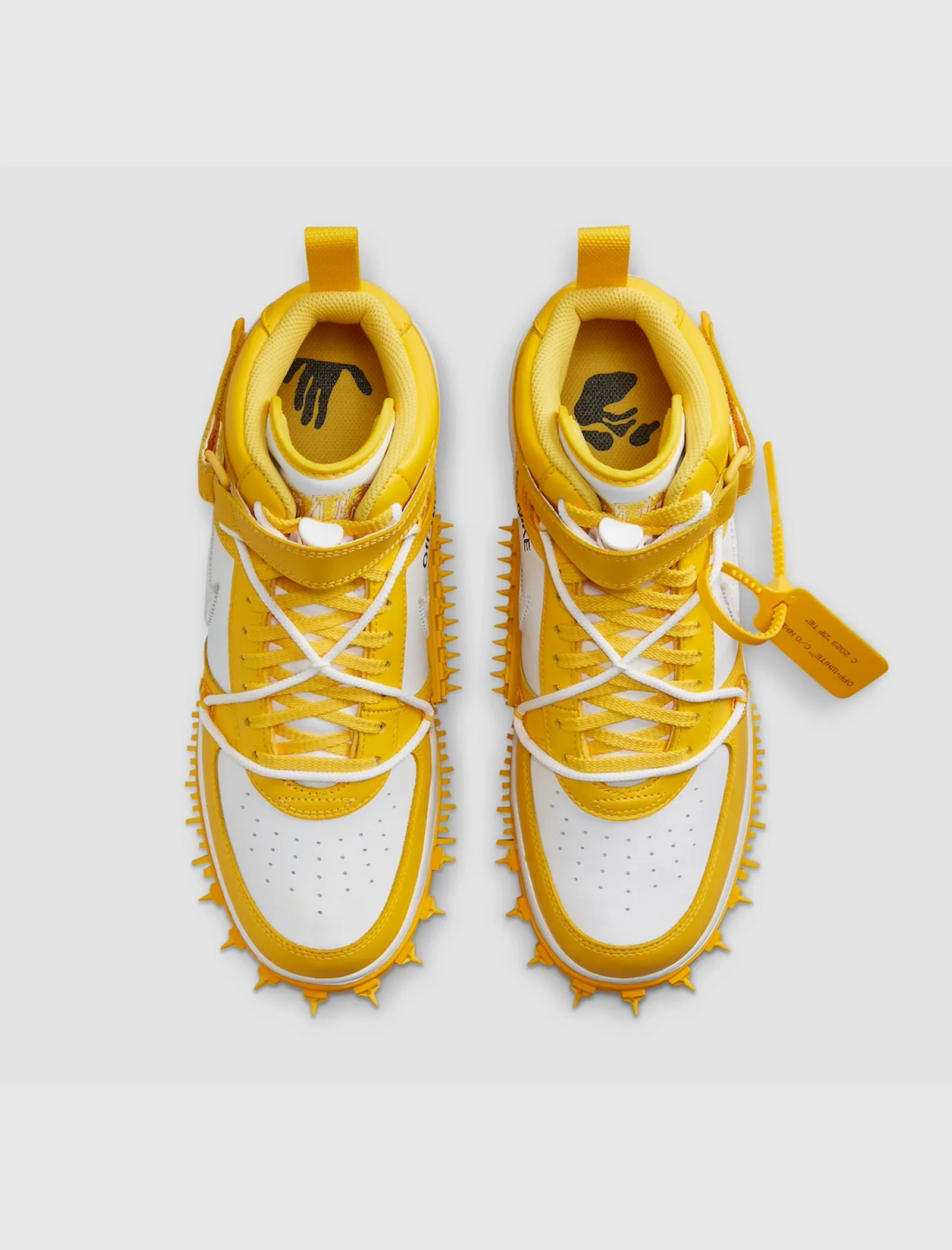 OFF-WHITE X AIR FORCE 1 MID "VARSITY MAIZE"