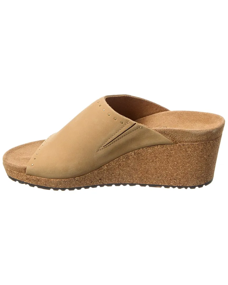 Papillio by Birkenstock Namica Rivets Narrow Leather Wedge Sandal