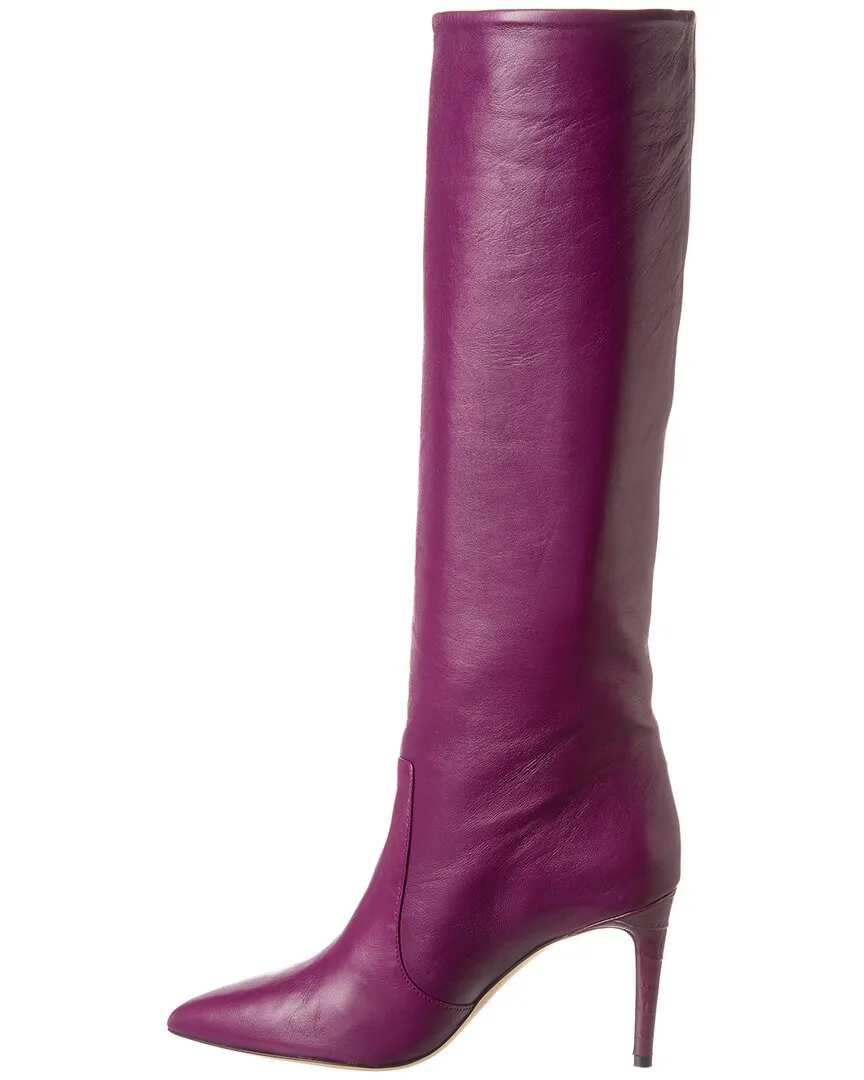 Paris Texas Stiletto Leather Knee-High Boot
