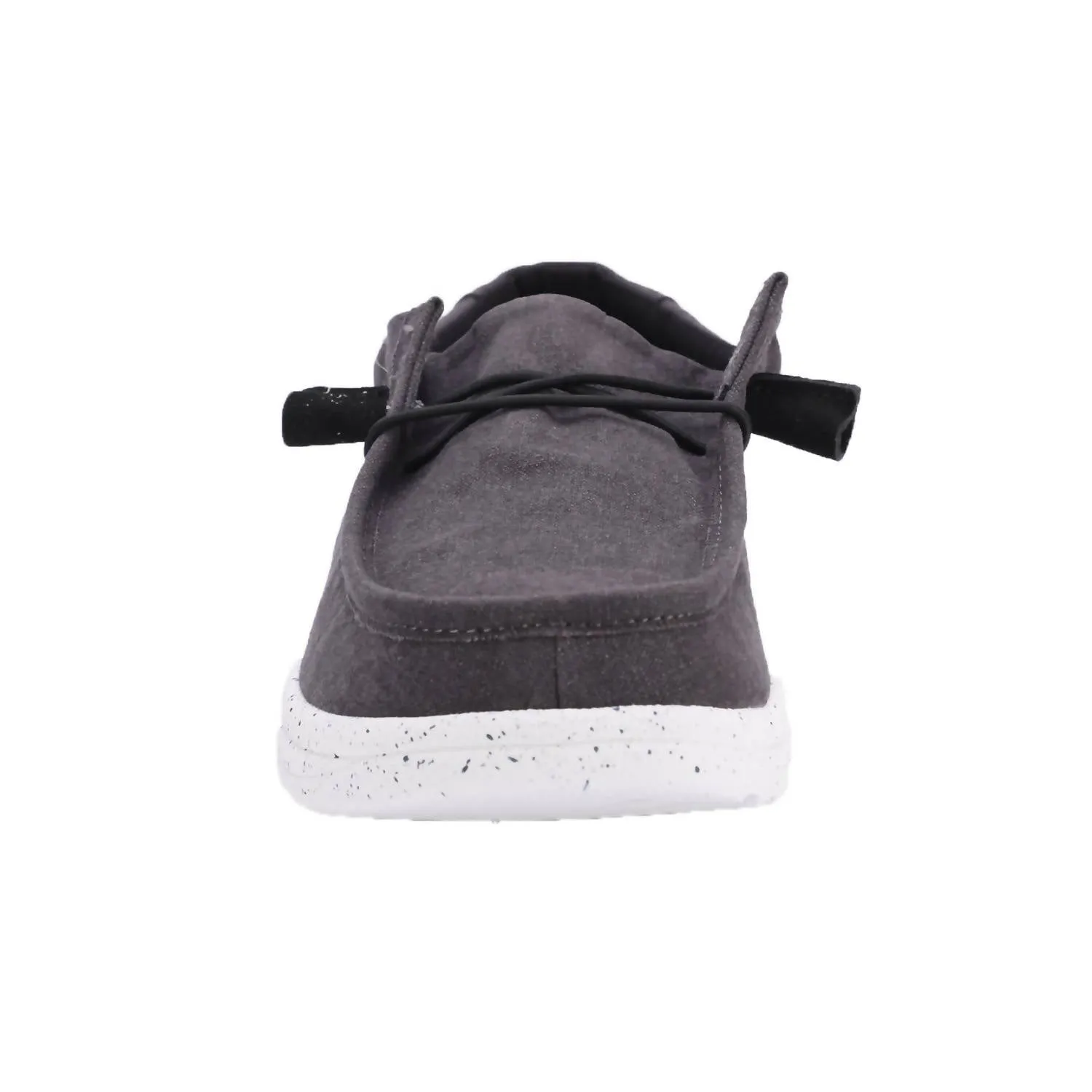 Paul Elastic Tie Loafer In Black