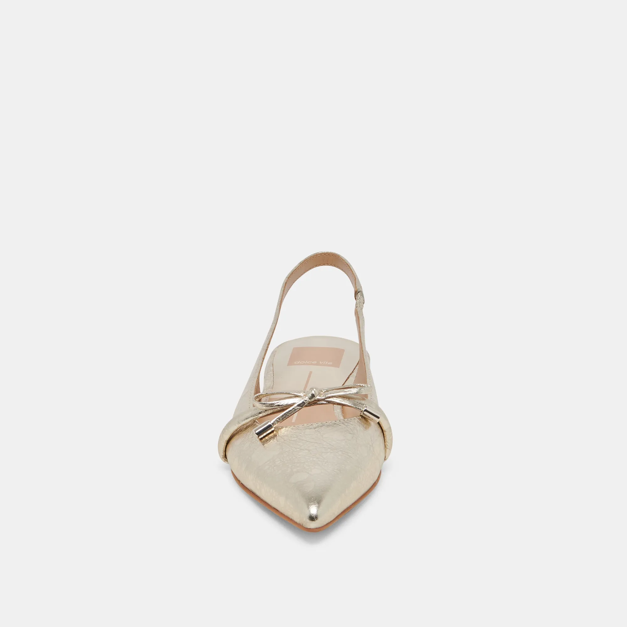 PAYGE FLATS PLATINUM DISTRESSED LEATHER