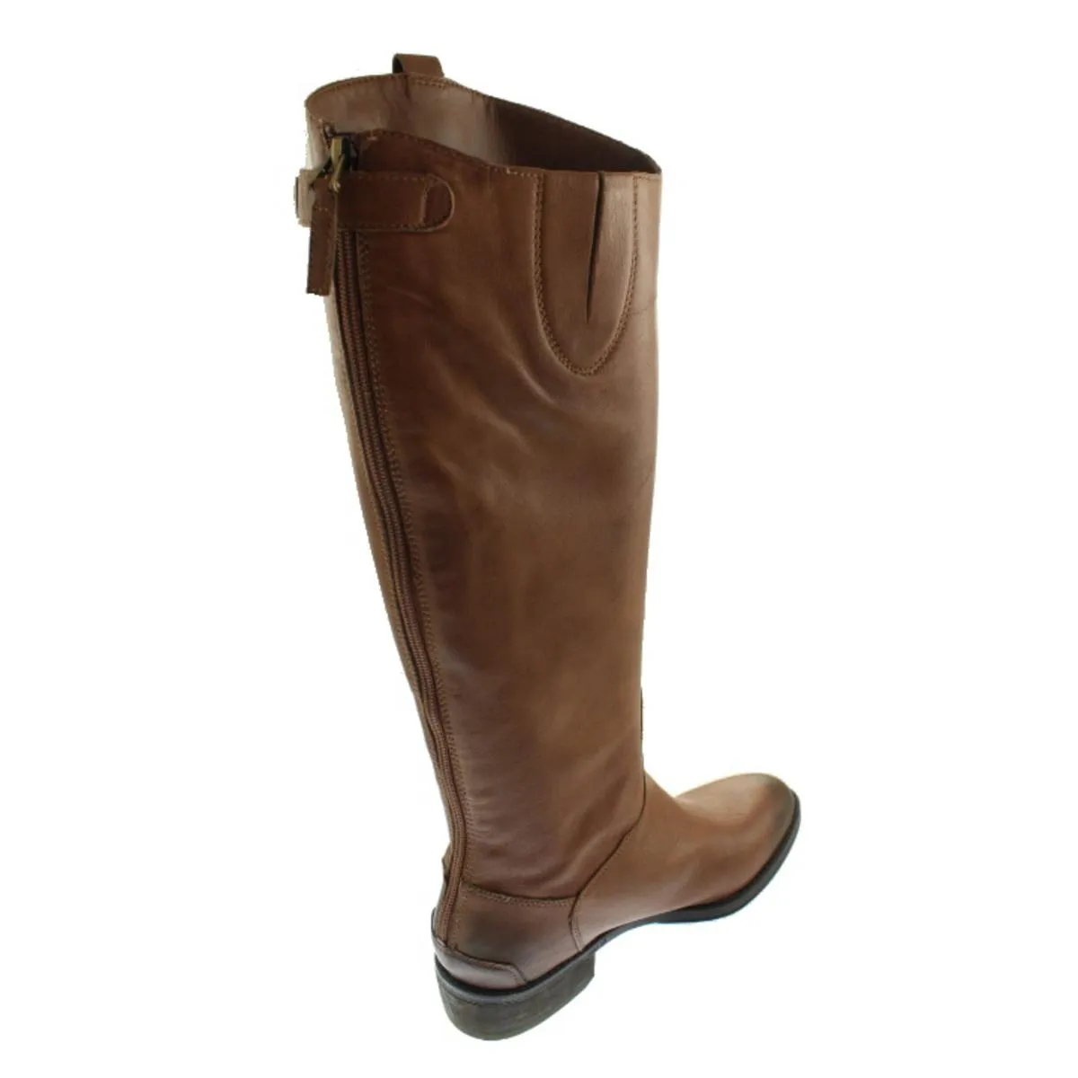 Penny Womens Leather Knee High Riding Boots