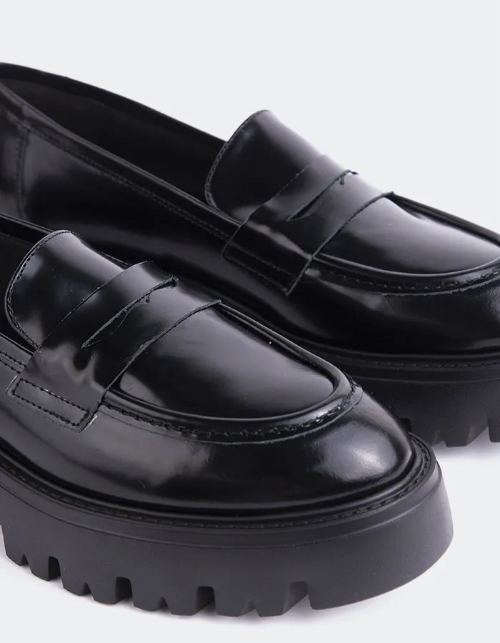 Pesaro Black Leather