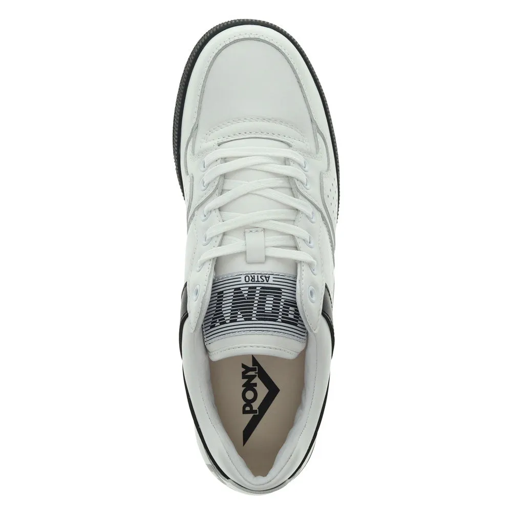 PONY Mens Astro Genuine Leather Premium Lace Up Athletic Sneaker Shoe