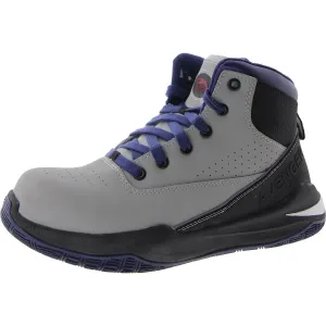 Reaction Mid Mens Nubuck Slip Resistant Work & Safety Boots