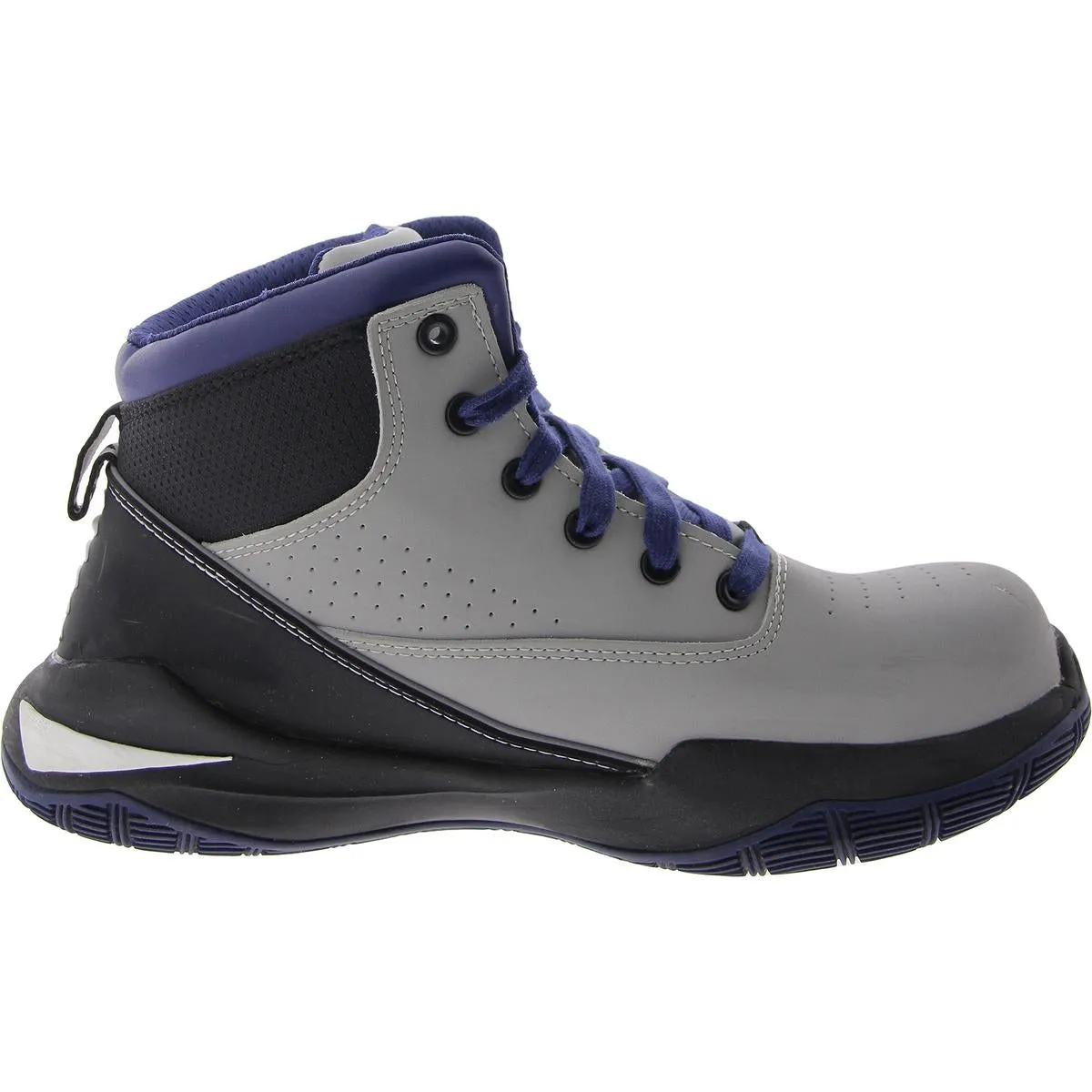 Reaction Mid Mens Nubuck Slip Resistant Work & Safety Boots