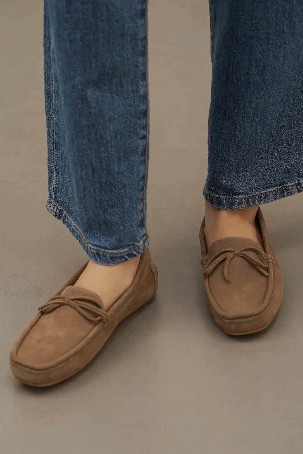 REAL LEATHER LOAFERS