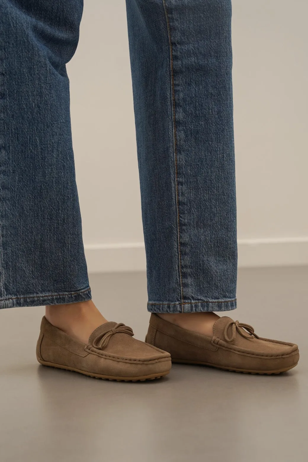 REAL LEATHER LOAFERS