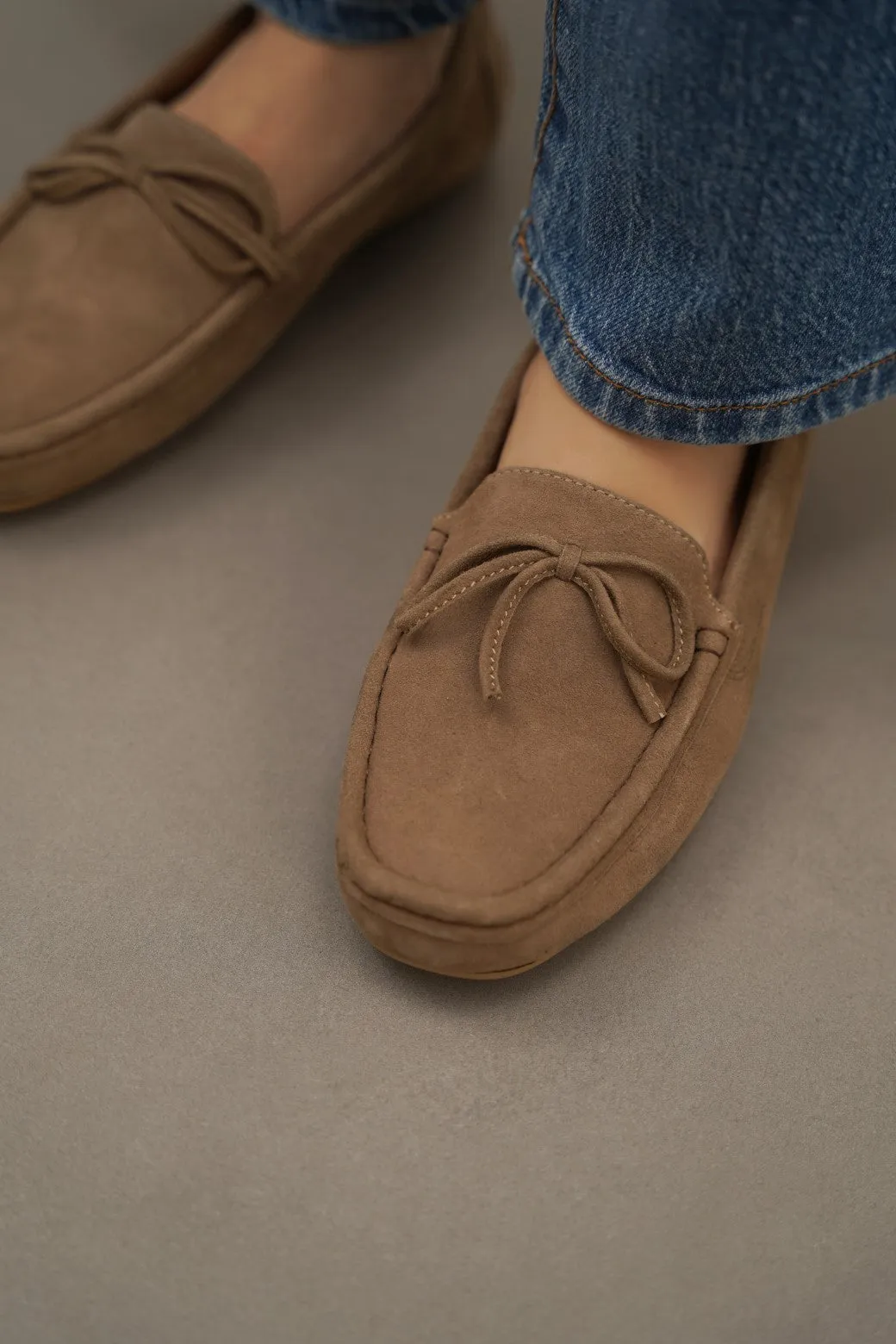 REAL LEATHER LOAFERS