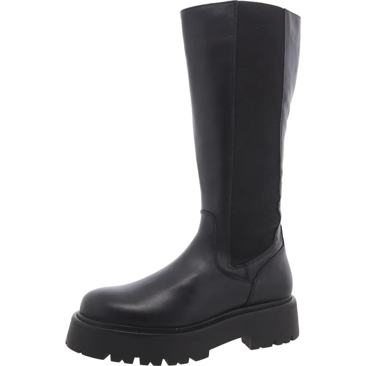 Rex Womens Leather Knee-High Riding Boots